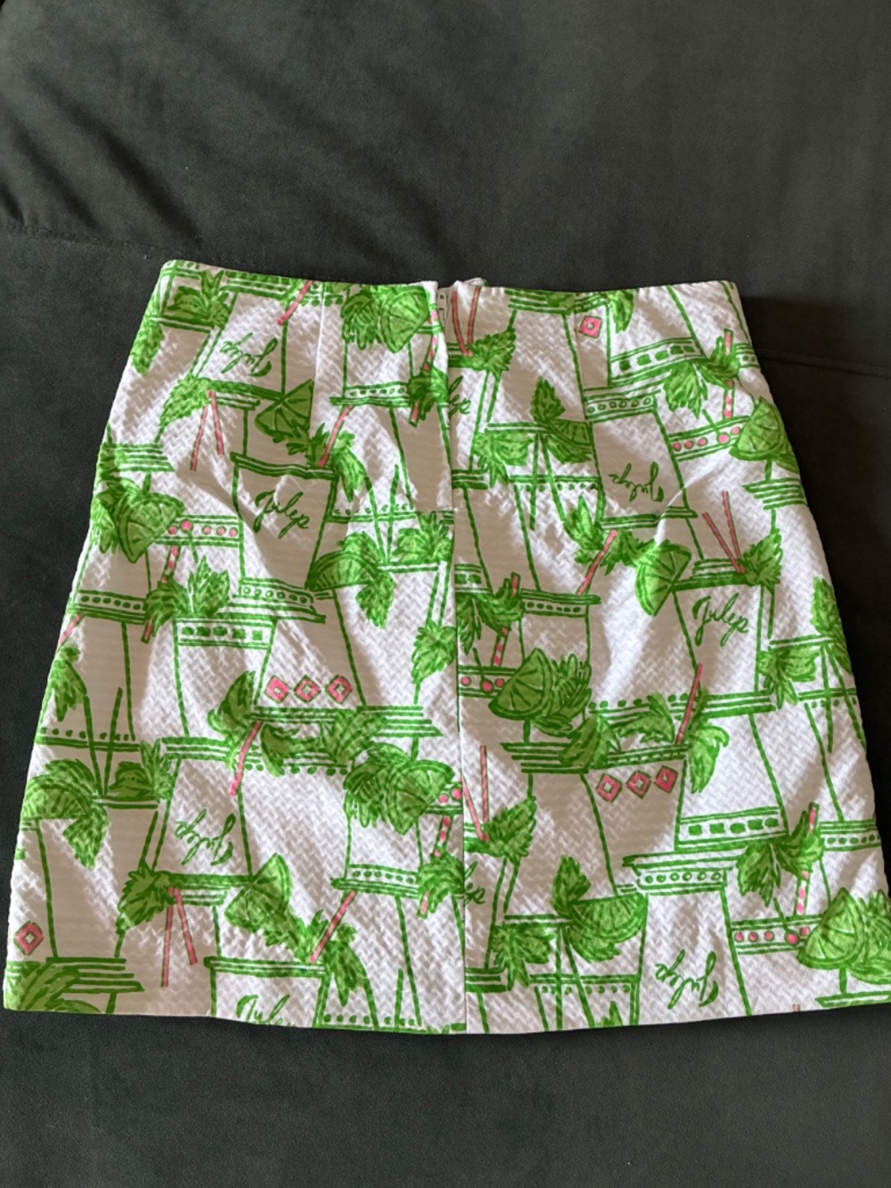 Lilly Pulitzer Just Add Mint mini skirt XS S - Picture 5 of 12